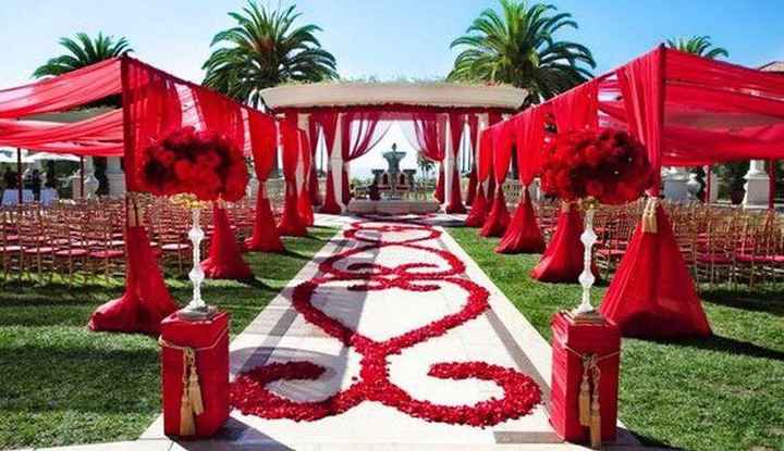 Caminos al altar con corazones - 1