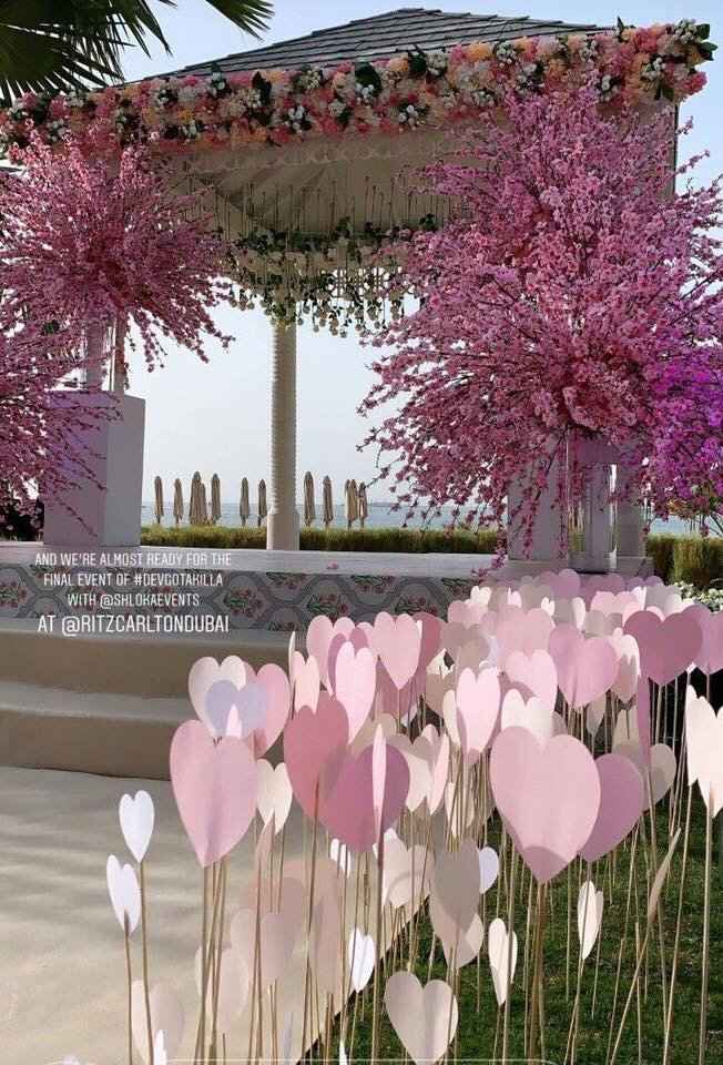 Caminos al altar con corazones - 4