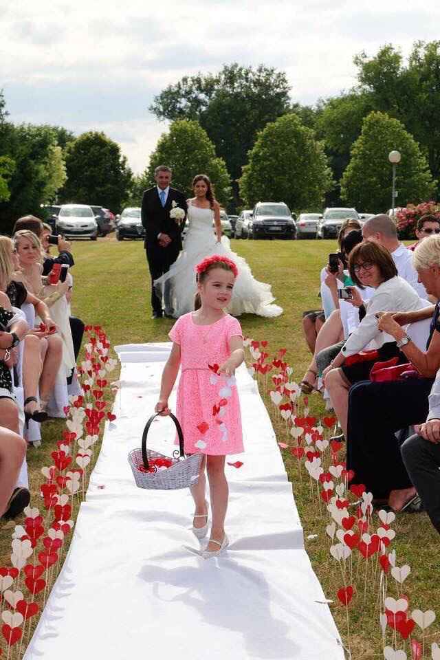 Caminos al altar con corazones - 6