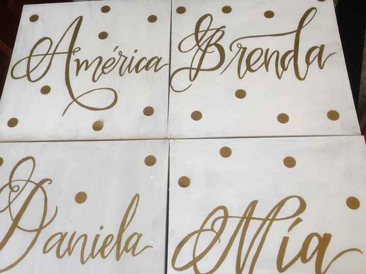 Detalles para las damas de honor - 1