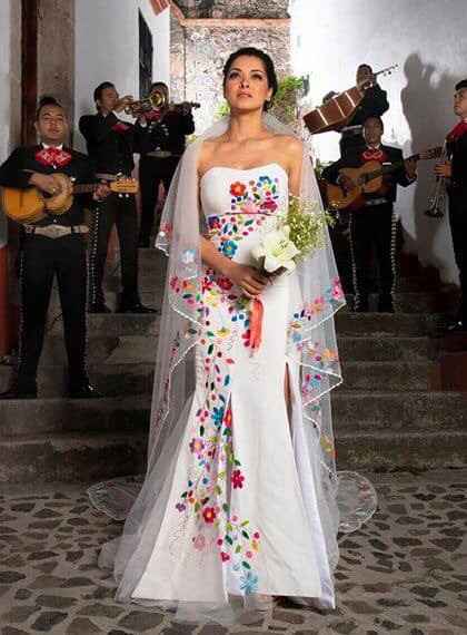 Velos para boda temática mexicana - 1