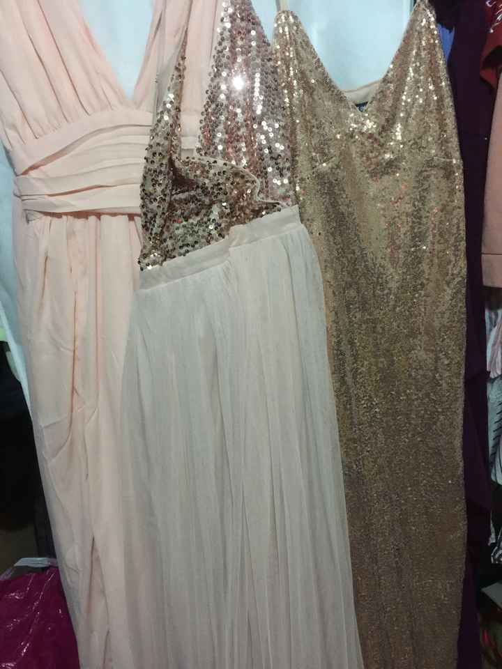 Vestidos de las damas de honor - 1