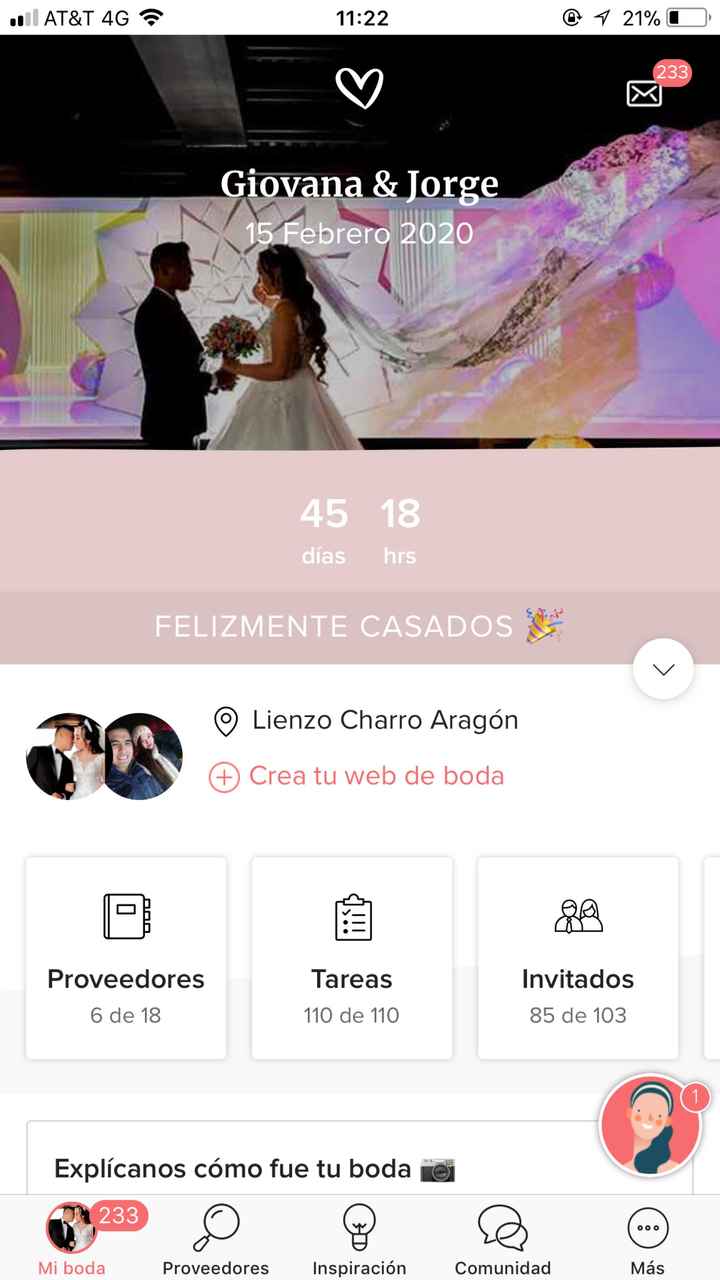 El contador de las graduadas 👰🏻 - 1
