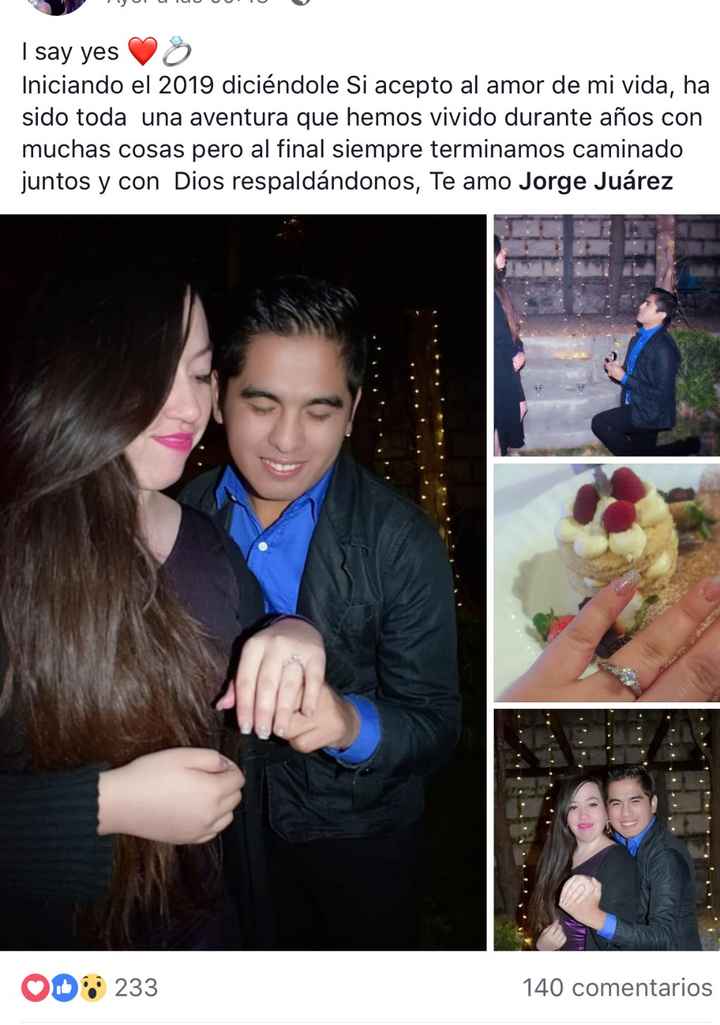 Presumir su foto de compromiso - 1