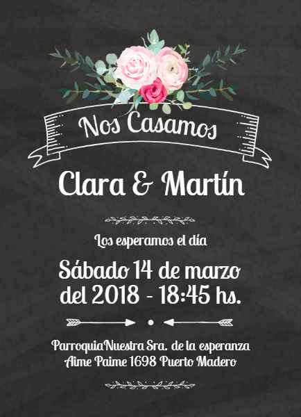 Ideas de invitaciones - 2