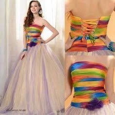 Vestidos de novia "arcoíris" 🌈 11
