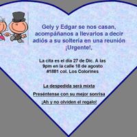 Invitacion Despedida