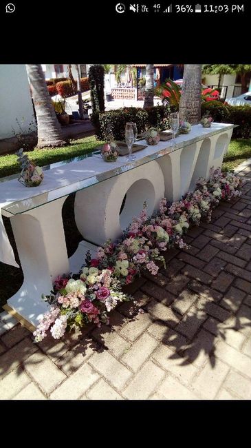 10 Ideas para la mesa de novios - 1