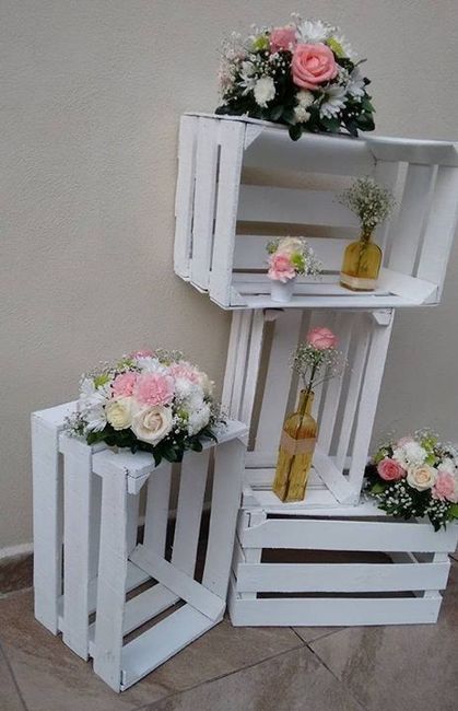 Centros de mesas con botellas - 1