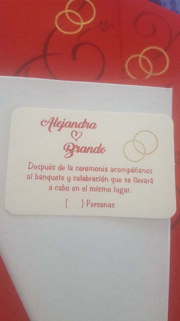Mis invitaciones 👏👏 - 1