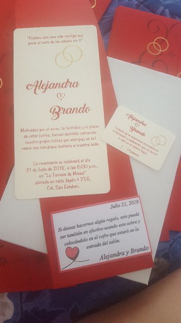 Mis invitaciones 👏👏 - 2