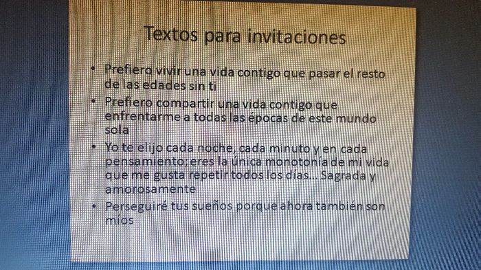 Frases para invitaciones - 1