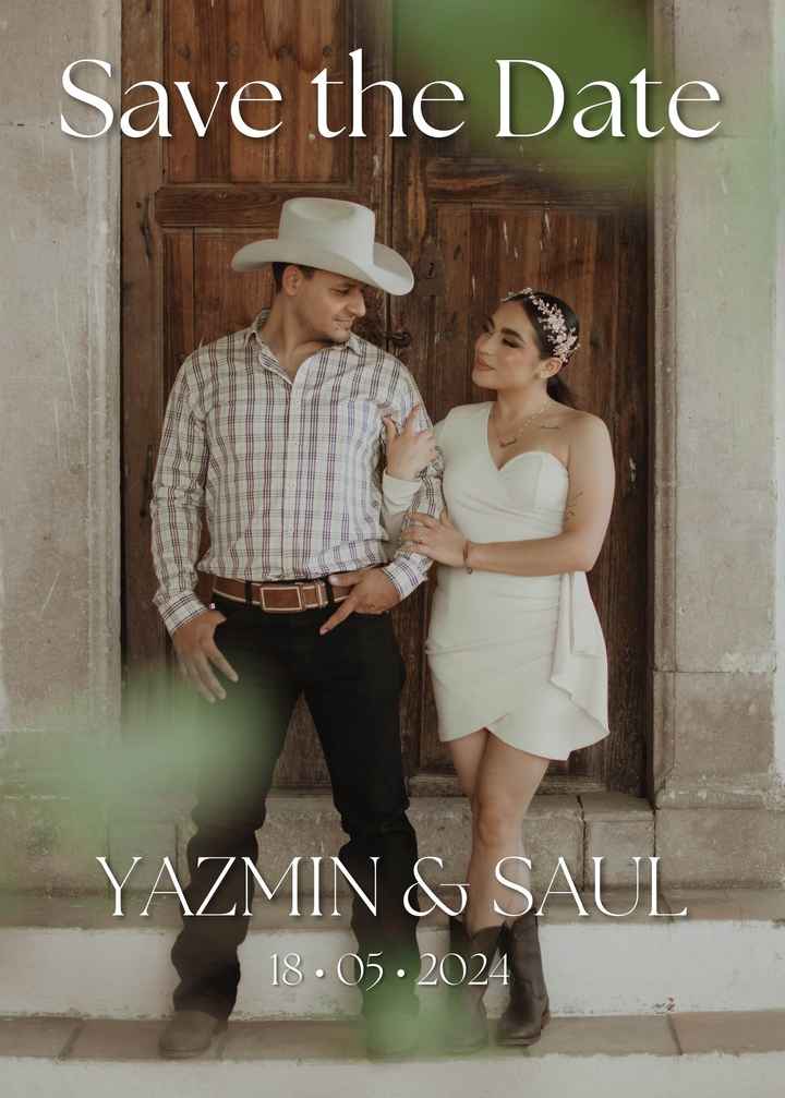 save the date S&y ♥ - 1