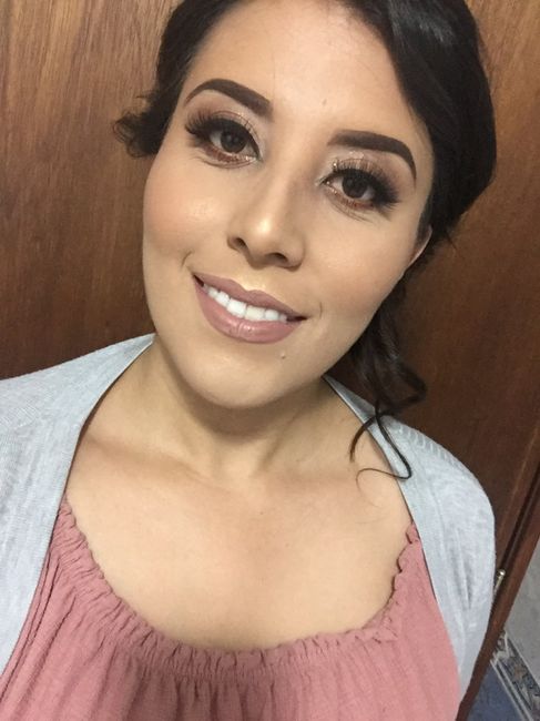 Hoy tuve mi prueba de peinado y maquillaje - 3