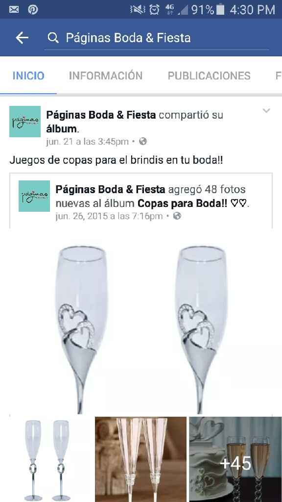 Las copas del brindis -  (ventas) - 1