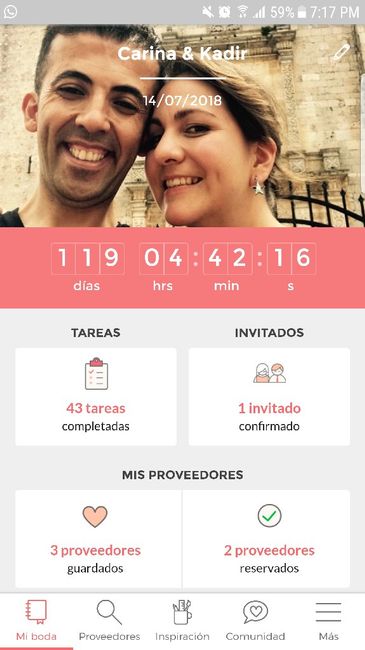¿Cuánto falta para que se casen? - 1