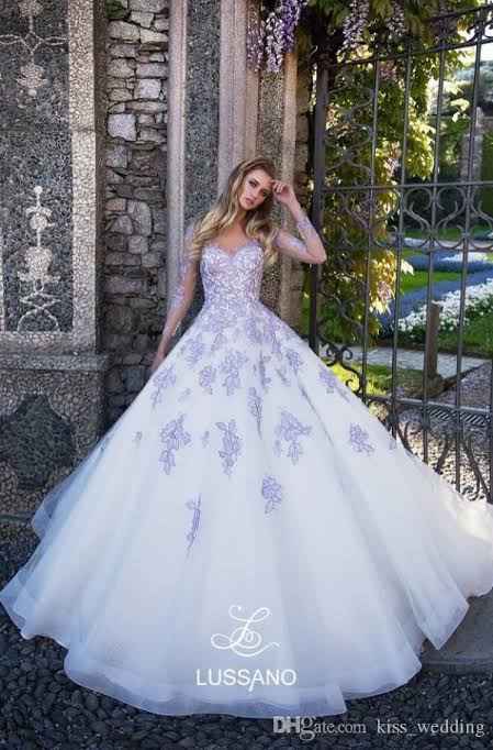 Colores: vestido de novia con morado? - 1