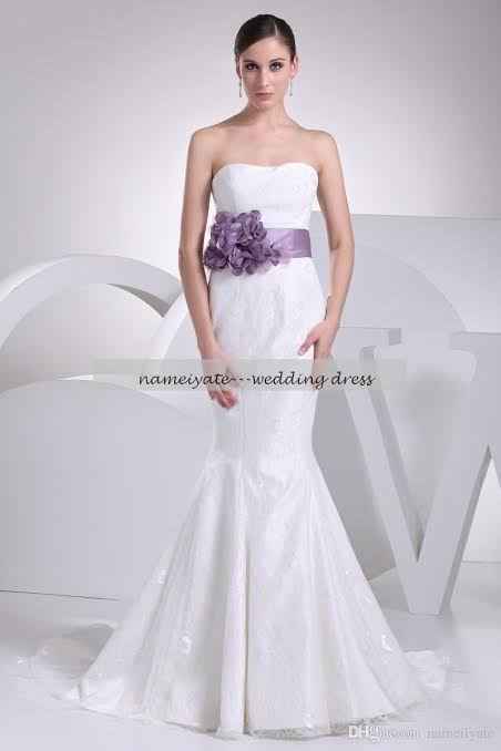 Colores: vestido de novia con morado? - 4