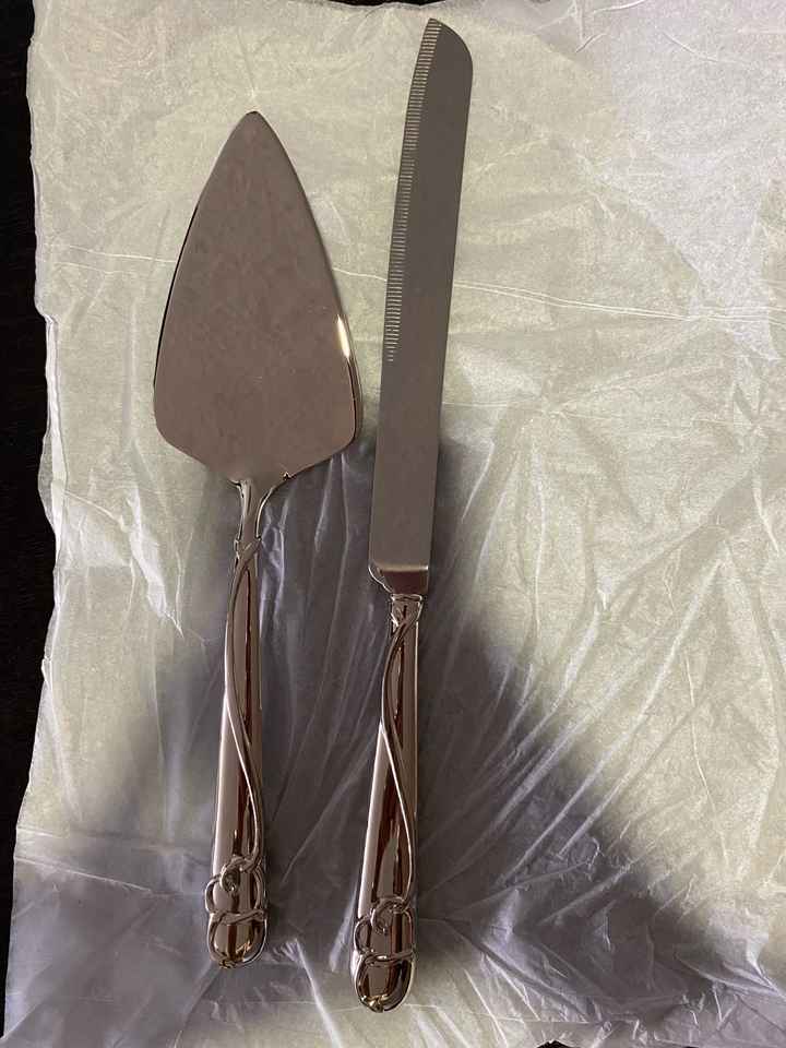 Más avances!! Cuchillo y pala para pastel - 1