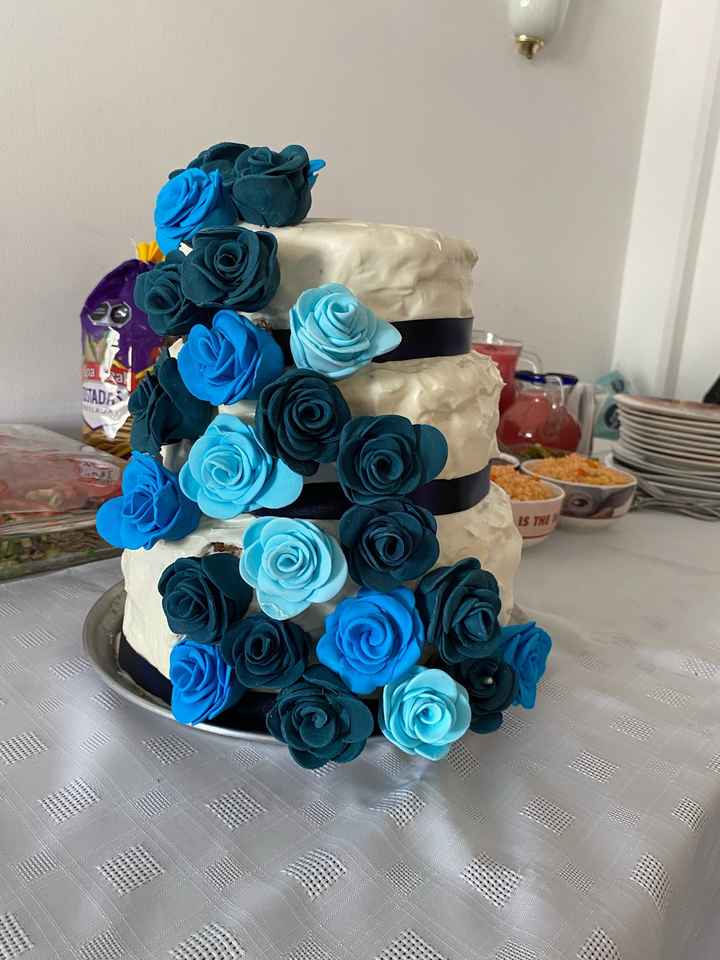 Pasteles con color azul 🌈 - 1