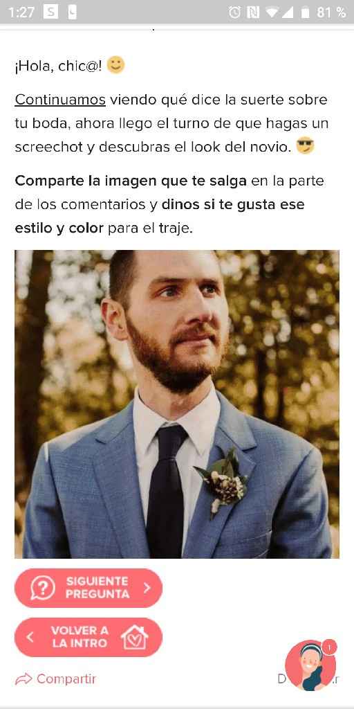 Haz screenshot y descubre el look de novio - 1