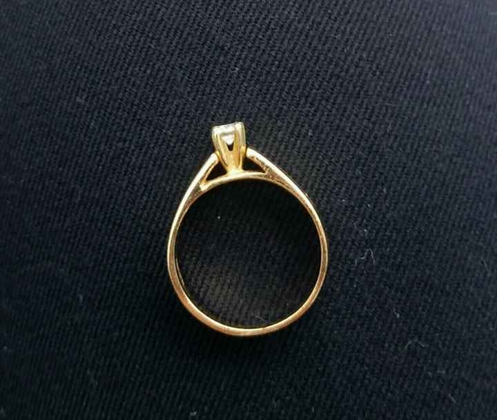 Mi anillo de compromiso!!! me muestran el de ustedes??? - 1