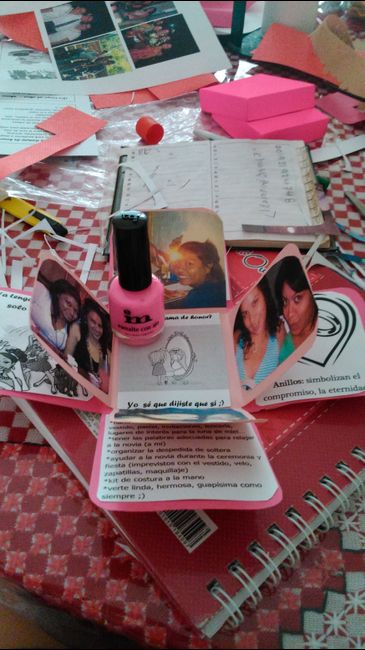 Con ustedes: mis cajitas para petición de damas de honir - 4