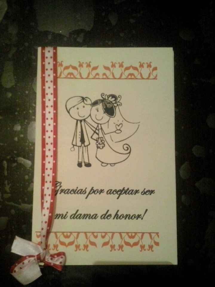 ¿como hicieron sus invitaciones para las damas? - 1