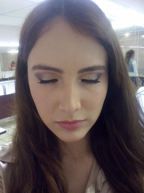 Maquillaje de novia, ojos cerrados