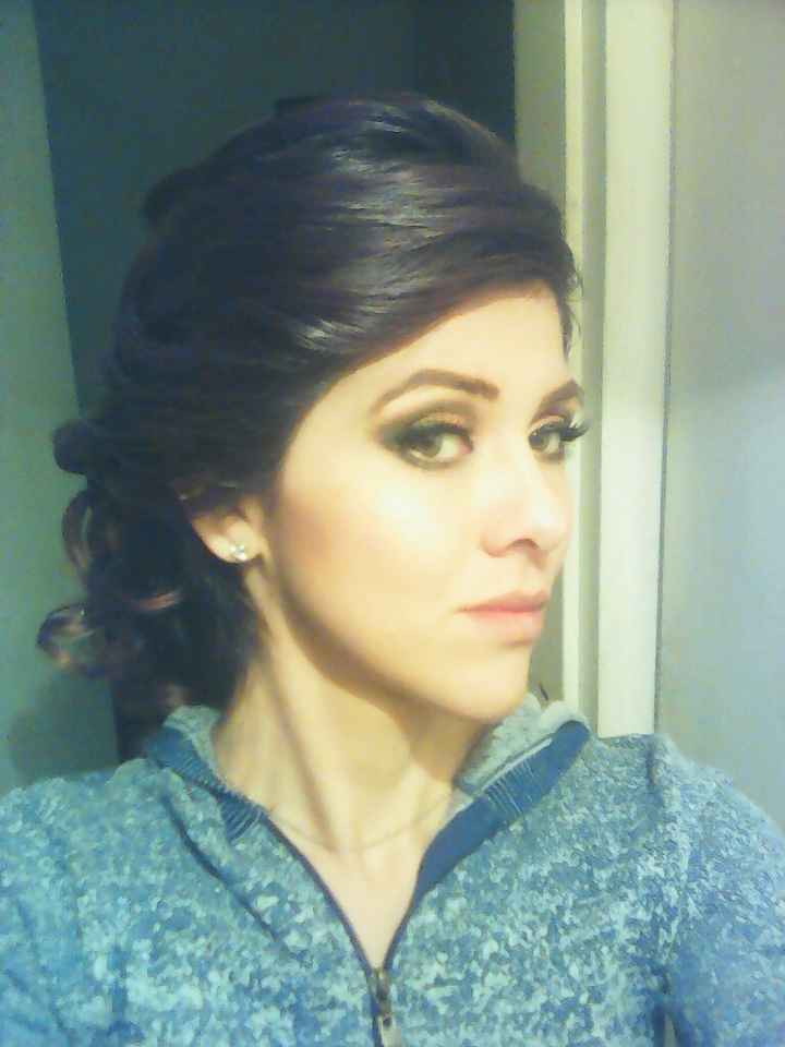 Mi prueba de peinado y maquilleje - 2