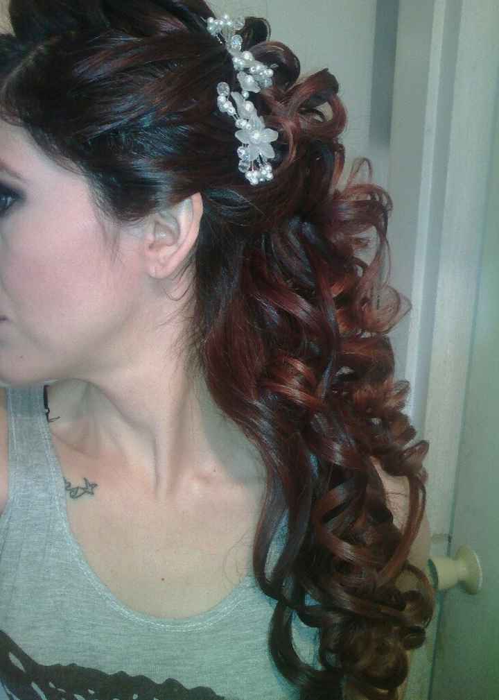 Mi prueba de peinado y maquilleje - 3