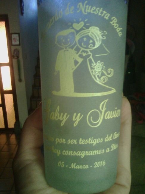 Llegaron mis vasos y botellas - 2