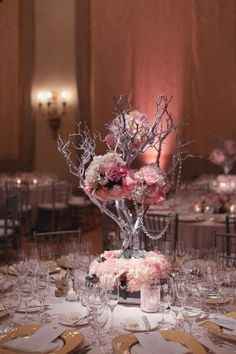 Centros de Mesa de Arboles/ramas