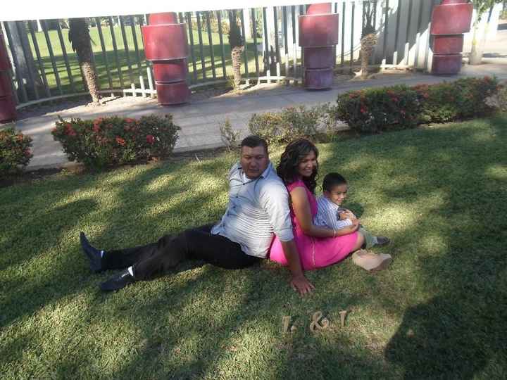 Con el sobrino