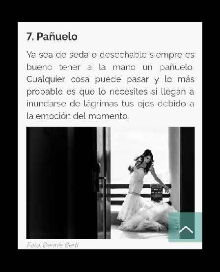 Cosas que una novia debe llevar!! - 7