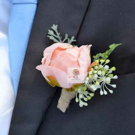 Boutonniere color rosa - 4