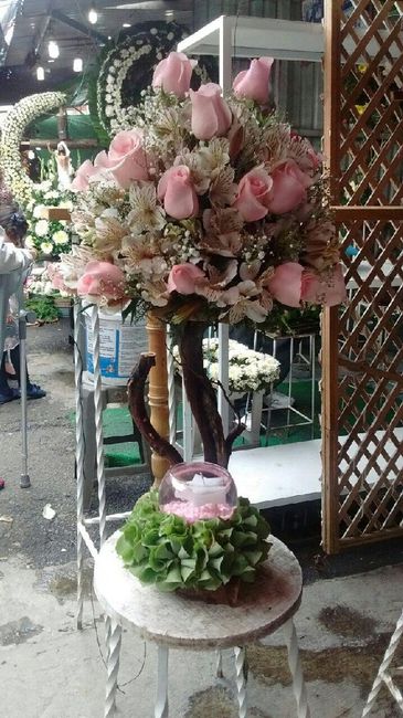 Opinión de Menú impreso, flores y vestidos de damas!!! - 2