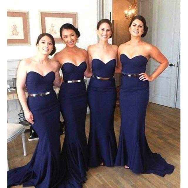 Damas en azul royal - 2