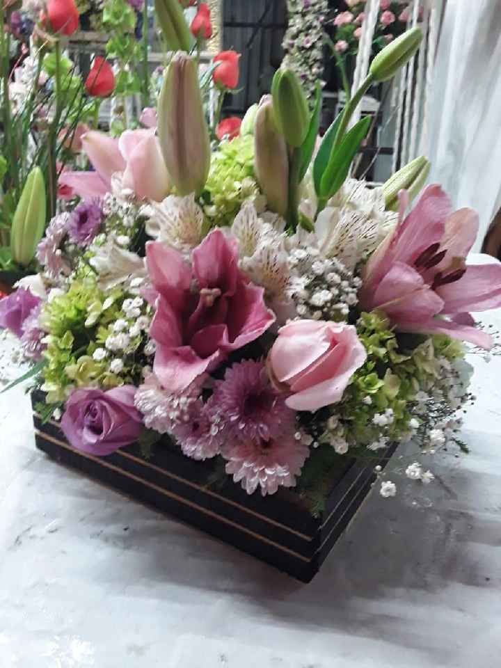 Opinión de Menú impreso, flores y vestidos de damas!!! - 3