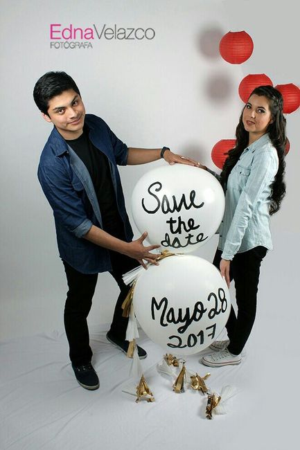 Mi save the date de estudio :d - 4
