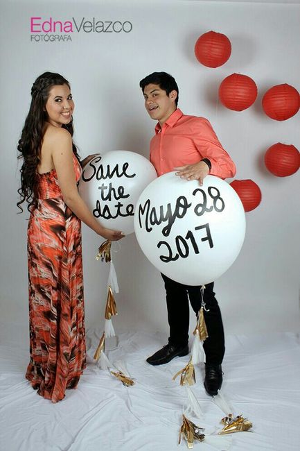 Mi save the date de estudio :d - 8