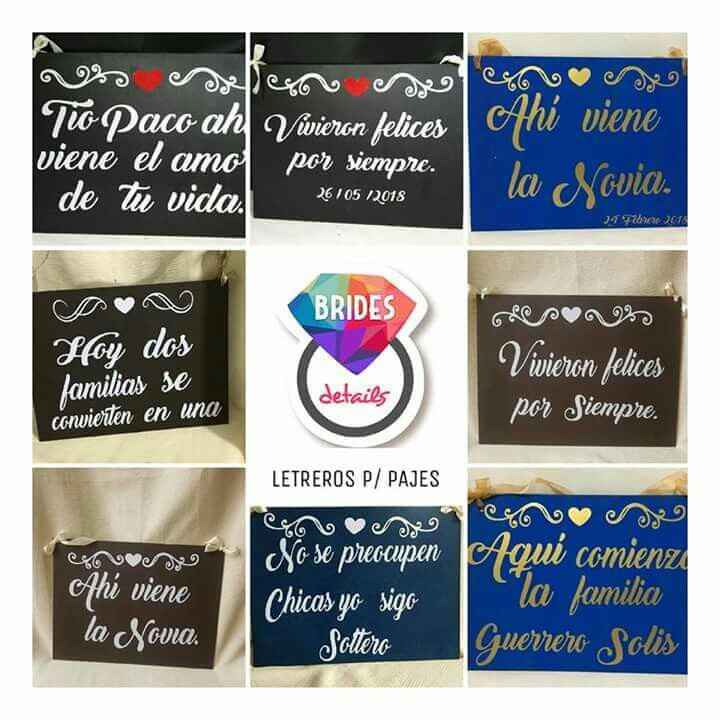 Carteles para pajecitos - 3