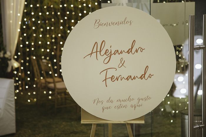 ¿Cuál letrero de Bienvenida te gusta más?🎫🎟💍 1