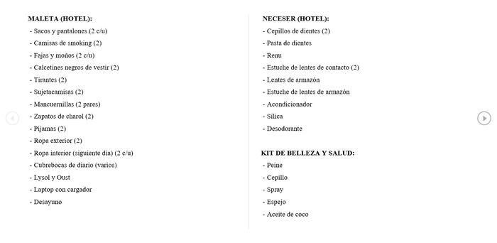 Kit de emergencia para la novia 👰 2