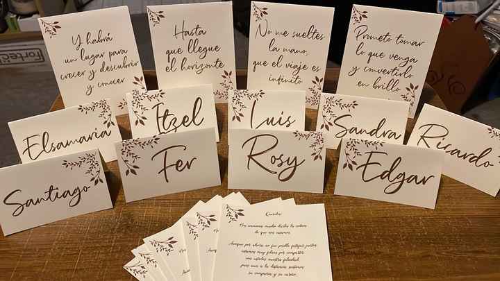 Papelería de nuestra boda - 1