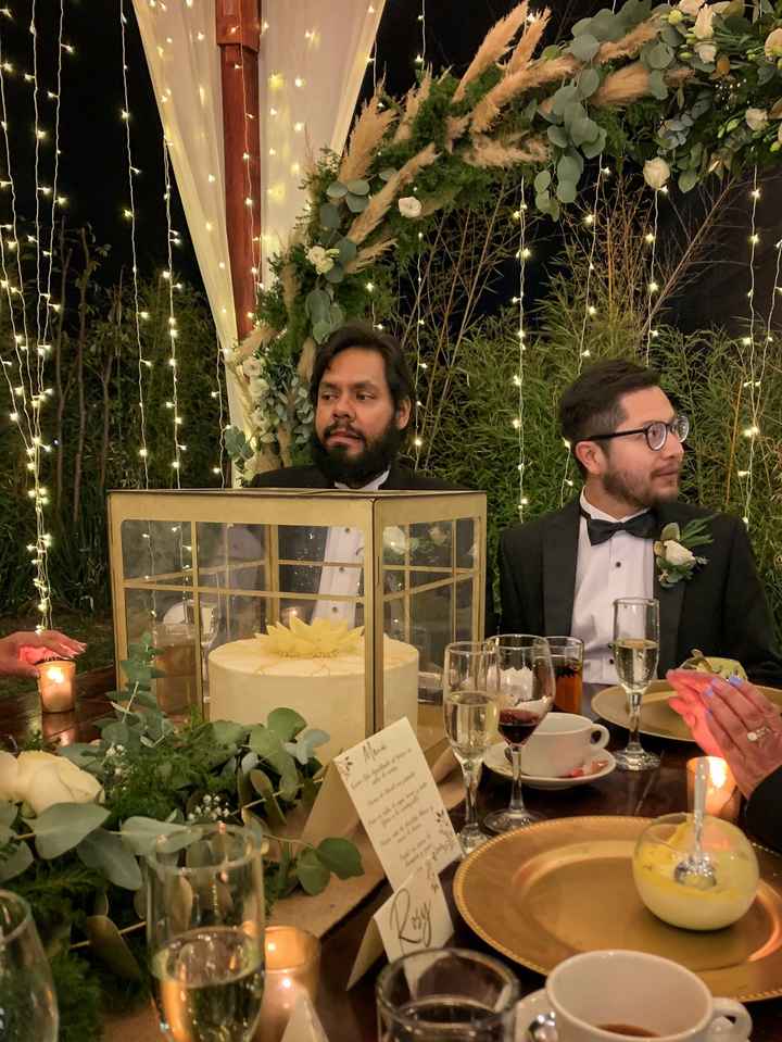 Inspo- Decoración de mesa de pastel para boda. - 1