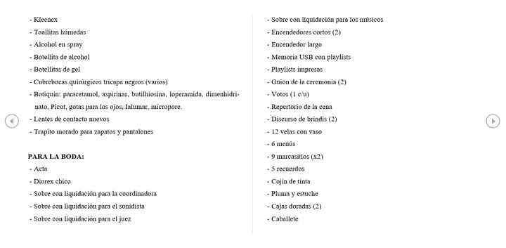 Kit de emergencia para la novia 👰 - 2