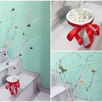 A una semana de mi boda civil! afinando árbol de los deseos y mesa de dulces! - 1