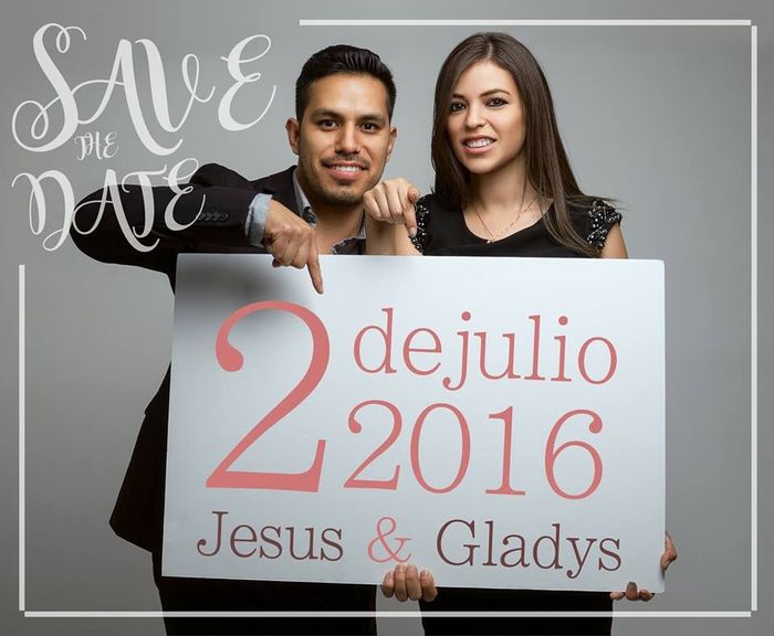" save the date" - 1
