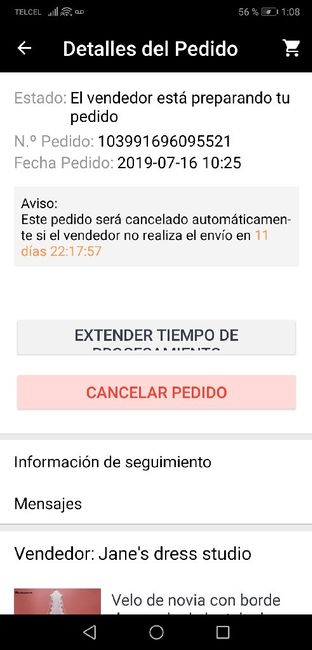 Mantilla de Alliexpress - 1